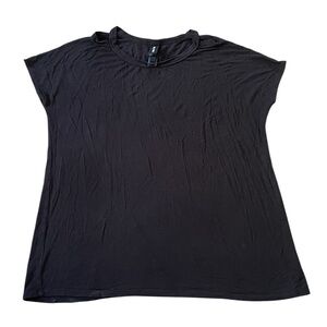 Agnes & Dora Peek-a-boo Shoulder Scoop Neck T-Shirt Size M Witchy Whimsigoth